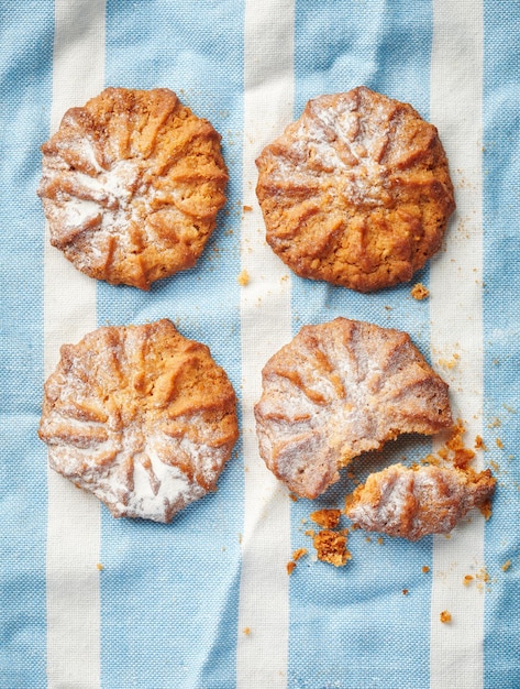 Biscoitos de aveia saudáveis caseiros