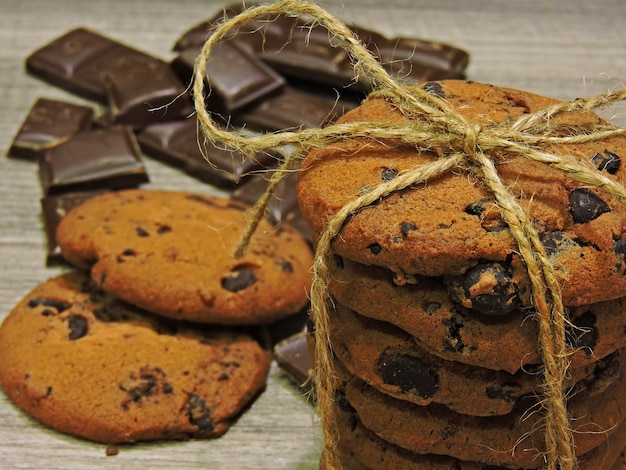 Biscoitos de chocolate caseiros