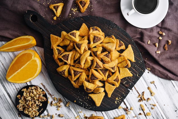 Biscoitos de chocolate e nozes caseiros