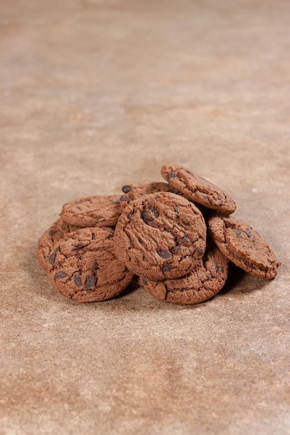 biscoitos de chocolate ou biskuit coklat ou biscoitos de chocolate