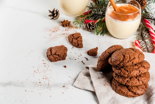 Biscoitos de chocolate para o Natal