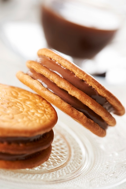 biscoitos de chocolate