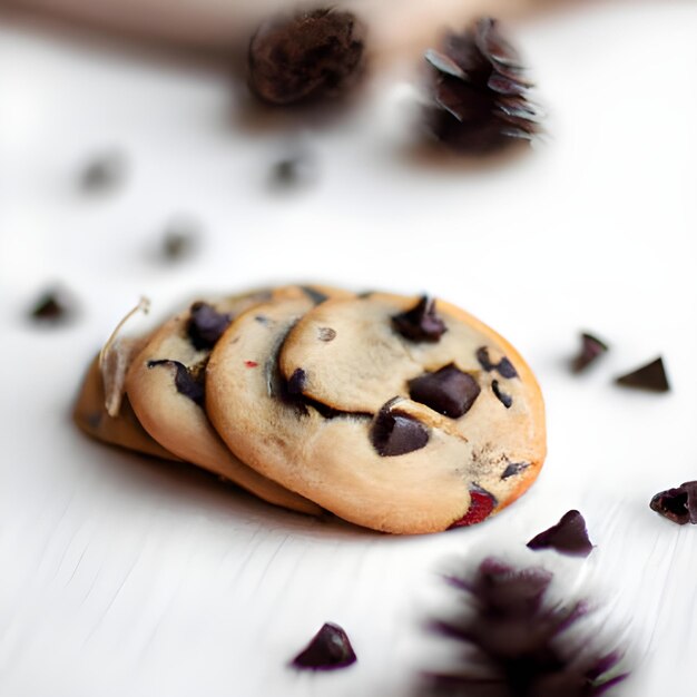 Foto biscoitos de chocolate