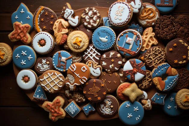 Biscoitos de cobertura da Oktoberfest