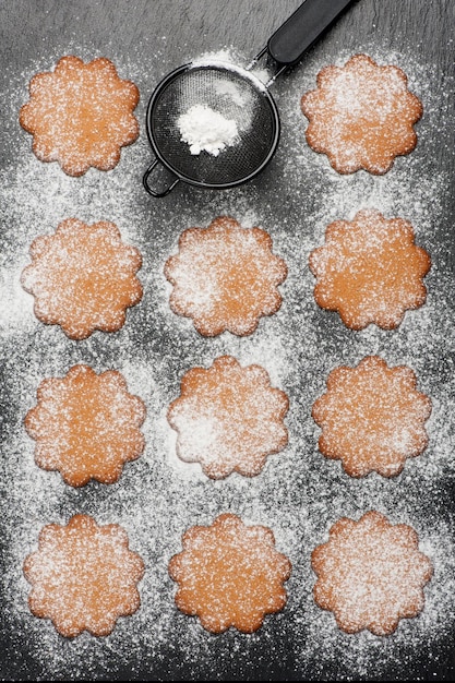 Biscoitos de gengibre Assando de Natal