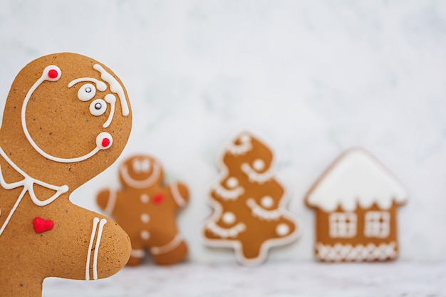 Biscoitos de gengibre de Natal