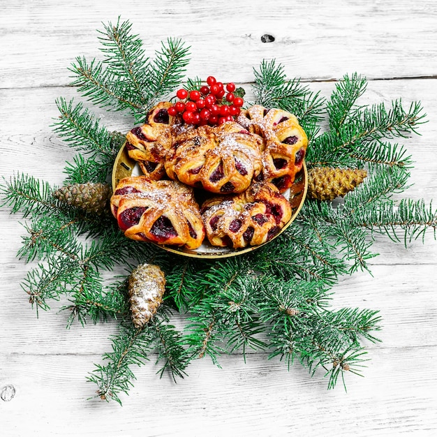 Biscoitos de Natal festivo