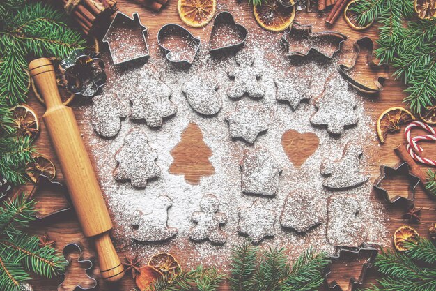 Biscoitos de Natal são caseiros