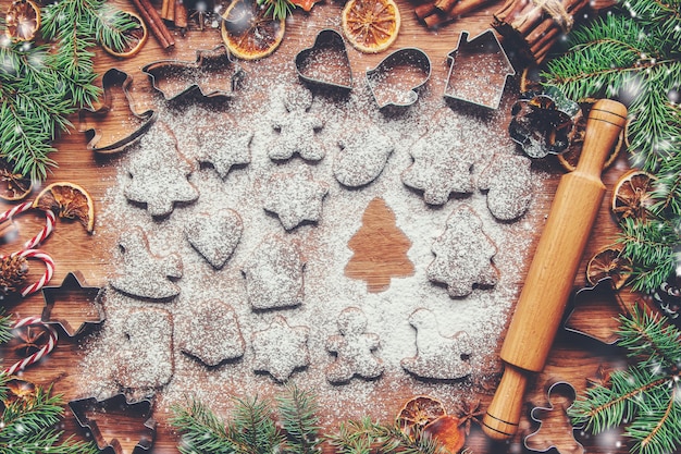 Biscoitos de Natal são caseiros