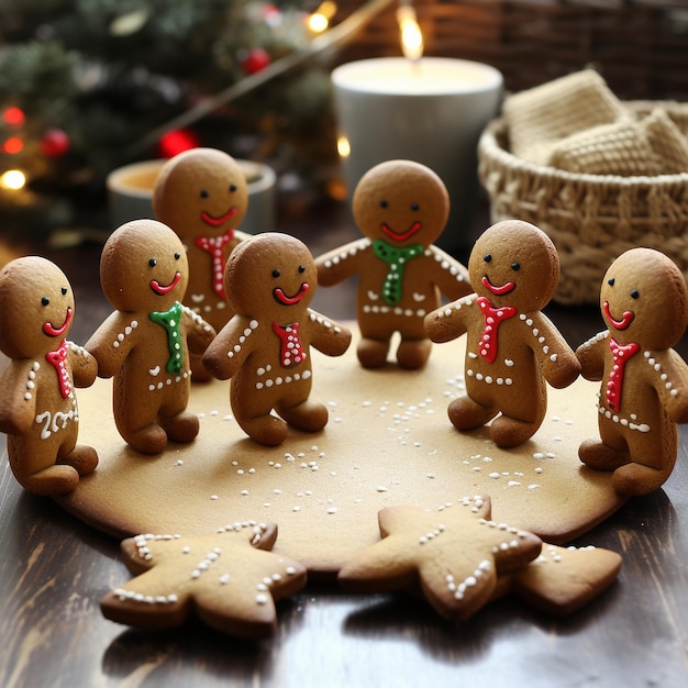 Foto biscoitos de pão de gengibre