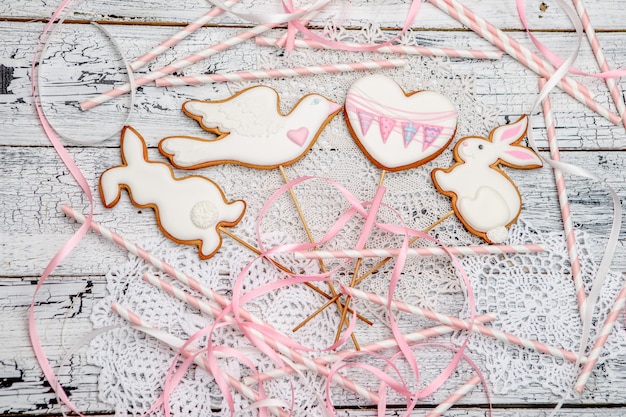 Biscoitos decorados bonitos