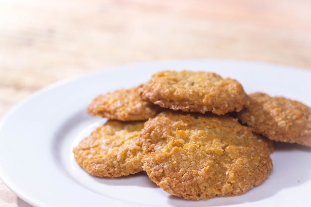 Biscoitos do forno são saborosos e deliciosos