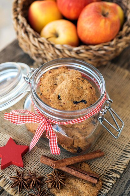 Biscoitos integrais de Natal