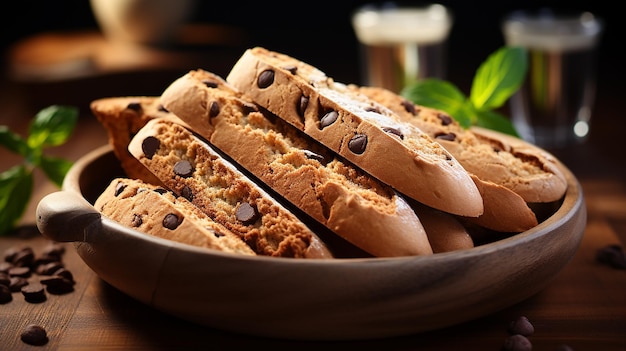 biscoitos isolados numa mesa