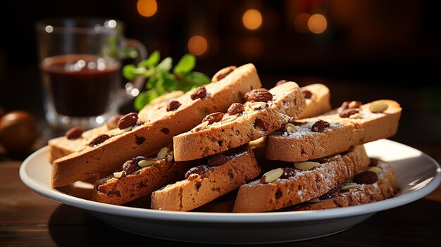 biscoitos isolados numa mesa