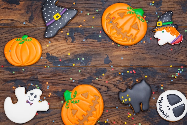 Biscoitos para festa de Halloween