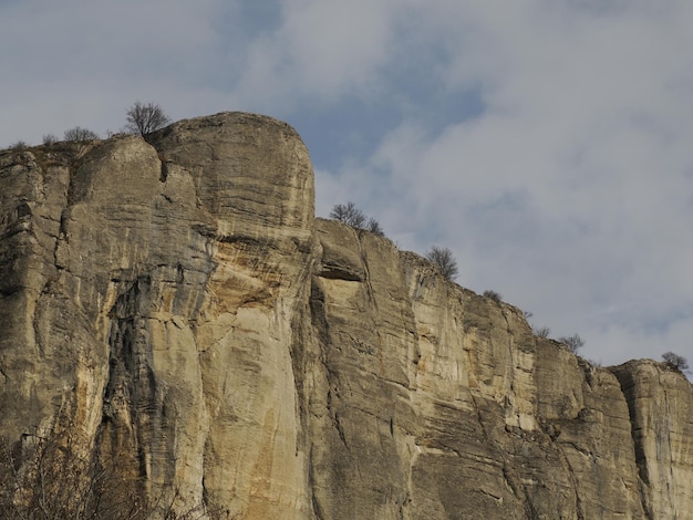 Bismantova-Stein eine Felsformation im toskanisch-emilianischen Apennin (Italien)