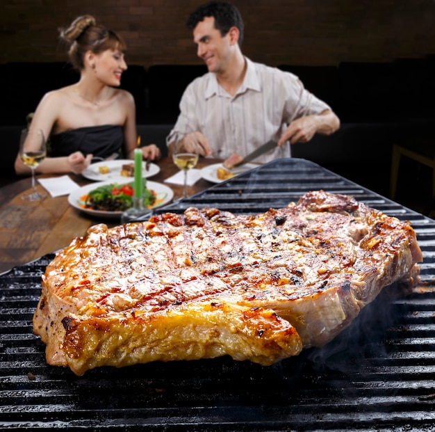 Bistec a la barbacoa