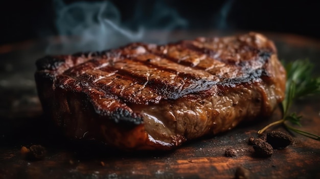 Bistec de ternera a la parrilla