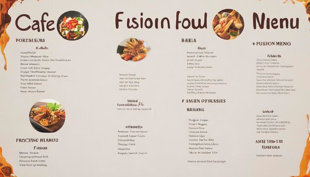 Bistro mit gutem Essen Café mit Fusion-Menü