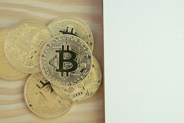 Foto bitcoin, blockchain moneda digital, dinero virtual