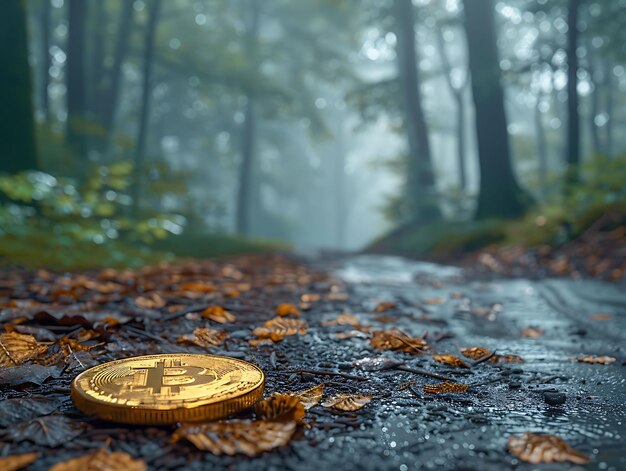 Foto bitcoin y crypto art wallpapers y conceptos digitales para los entusiastas financieros collaje 4k fullhd