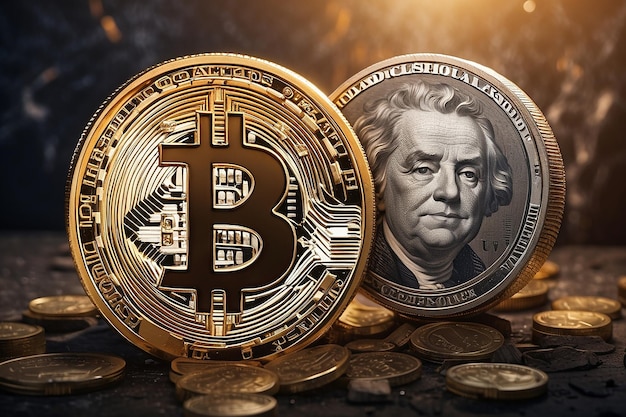 Bitcoin y dólares