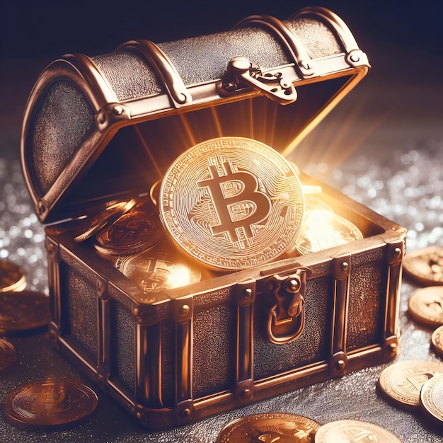 Foto bitcoin é um tesouro valioso