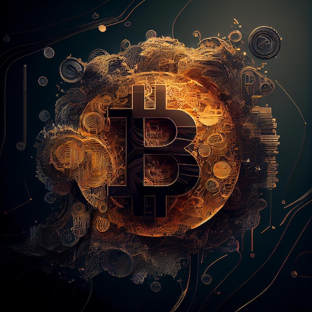 Bitcoin fondo btc criptomoneda bitcoin moneda blockchain fondo de pantalla  | Foto Premium