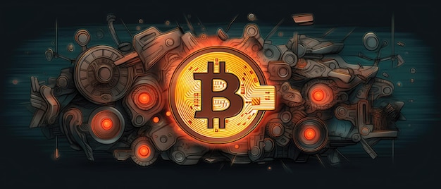 Bitcoin futuristische Kryptowährung