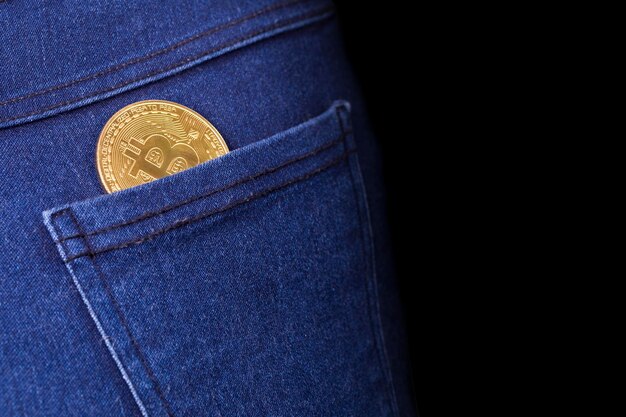 Bitcoin in der Tasche