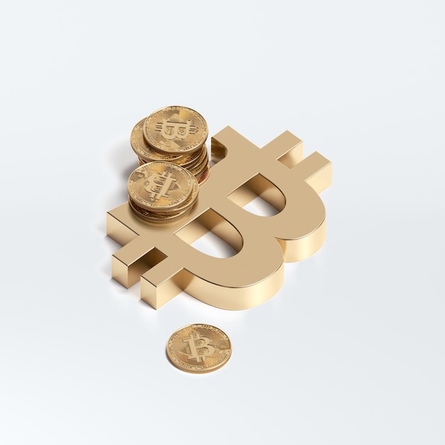 Bitcoin-Konzept Neues virtuelles Geld Kryptowährung