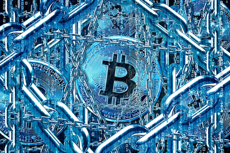 Foto bitcoin-konzept