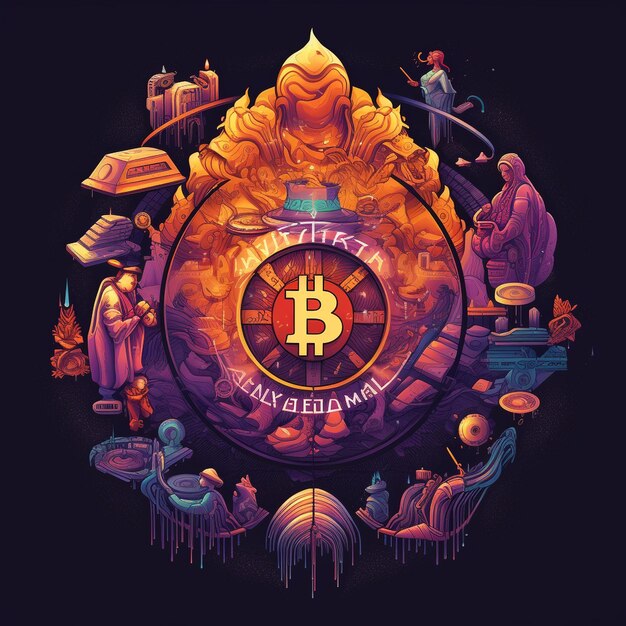 Foto bitcoin-kryptowährung