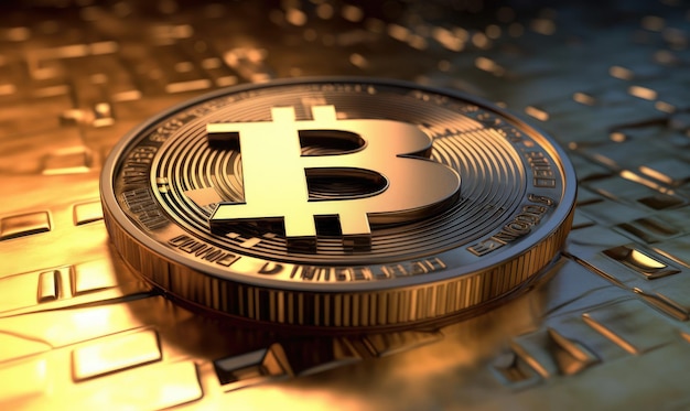 Bitcoin moeda de ouro em fogo chama salpicos de água e relâmpago Bitcoin Gold blockchain hard fork con