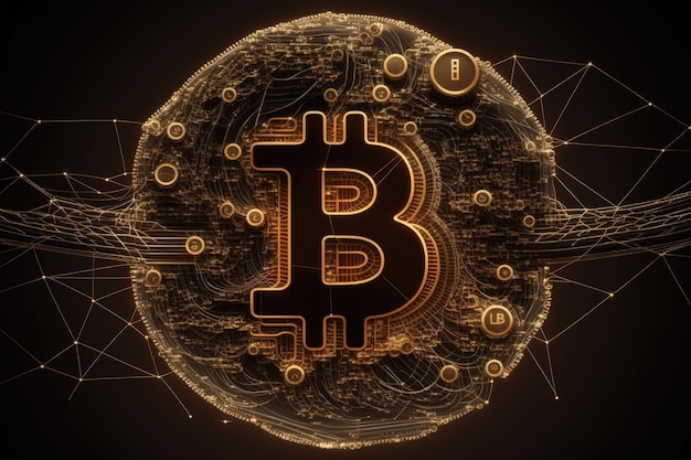 Bitcoin-Netzwerk, Kryptowährungsnetzwerk, Blockchain-KI