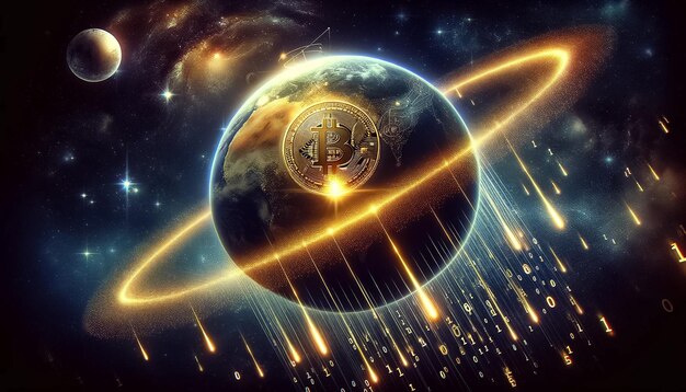 Bitcoin orbita un fenómeno cósmico en el universo digital