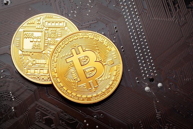 Bitcoin y una tarjeta gráfica de computadora