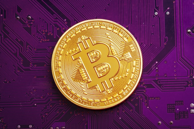 Bitcoin und eine Computergrafikkarte