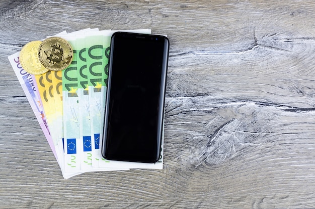 Bitcoins Euro Smartphone