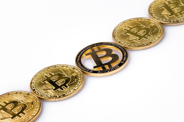 Bitcoins-Hintergrund