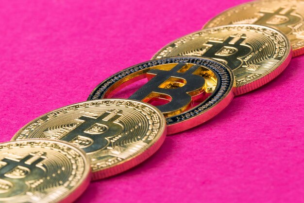 Bitcoins-Hintergrund