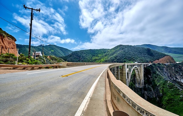 Bixby Creek Bridge na Highway 1 Califórnia