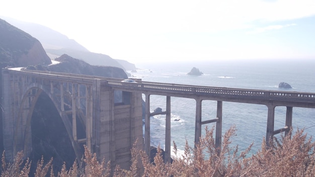 Bixby Creek Bridge Pacific Coast Highway Cabrillo Road Kalifornien Big Sur