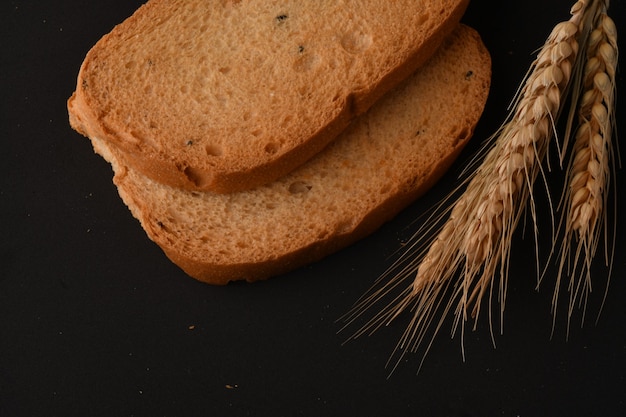 Bizcocho o tostada crujiente para una vida sana