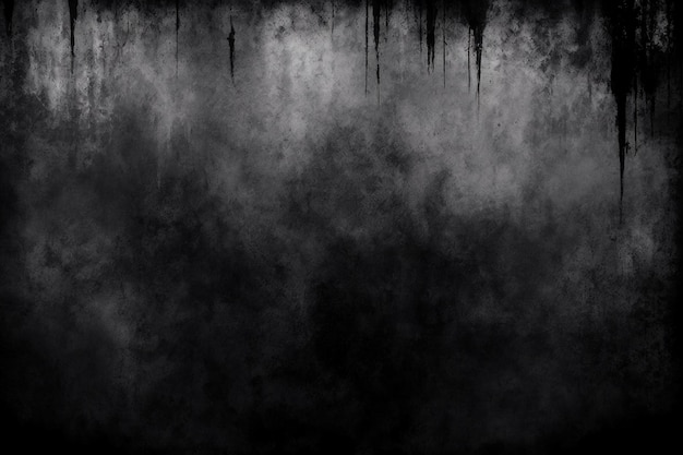 Foto black and white grunge dusty texture background aigenerated