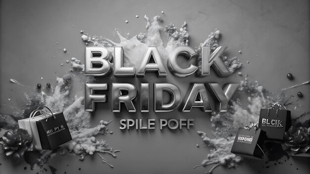 Black Friday Banner Ai generado por