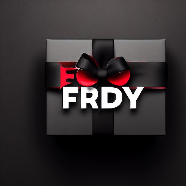 Black Friday Free Photos Background e caixa de presentes da Black Friday