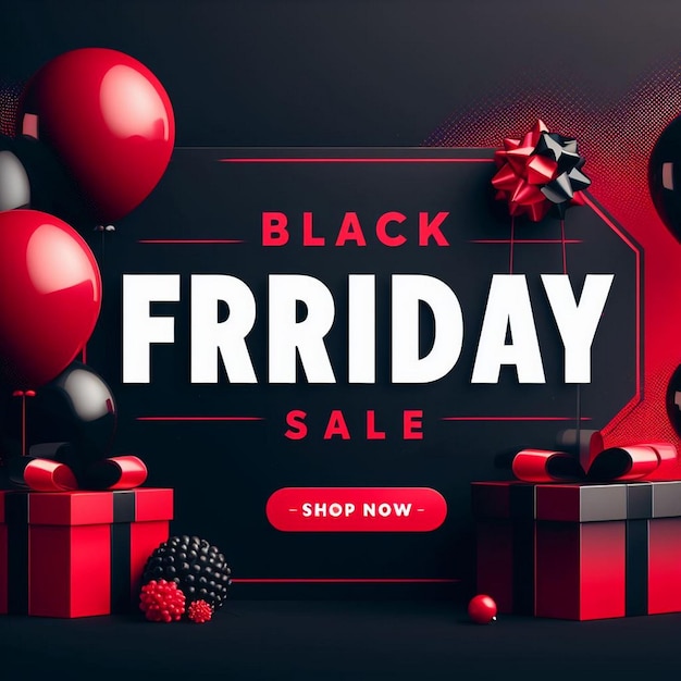 Black Friday Hintergrundbilder rote und schwarze Black Friday Banner Black Friday Poster Inspiration