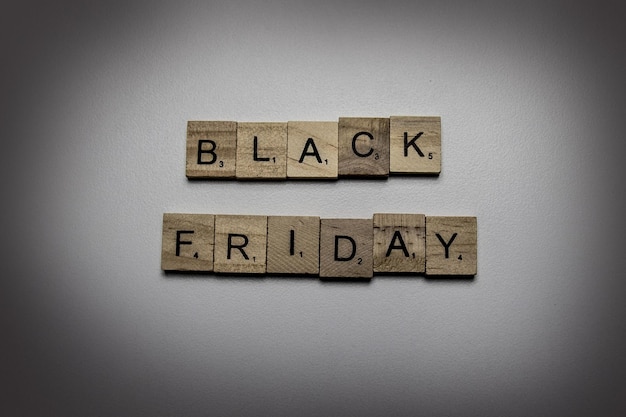 Foto black friday neujahrsrabatt happy friday weihnachtsrabatt 50 off neues angebot